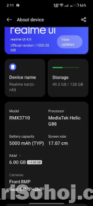 Realme narzo n55